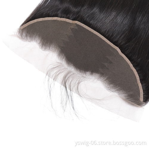 Wholesale Raw Cuticle Aligned Hair 100 Virgin Remy Human Hair Mink Brazilian Hair Straight 3 Bundles With Lace Frontal Closure